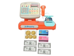 Ats-juguete Caja Registradora Con Sonidos Electrónicos, Set De Juego Regalo De Cumpleaños Para Niños Pequeños