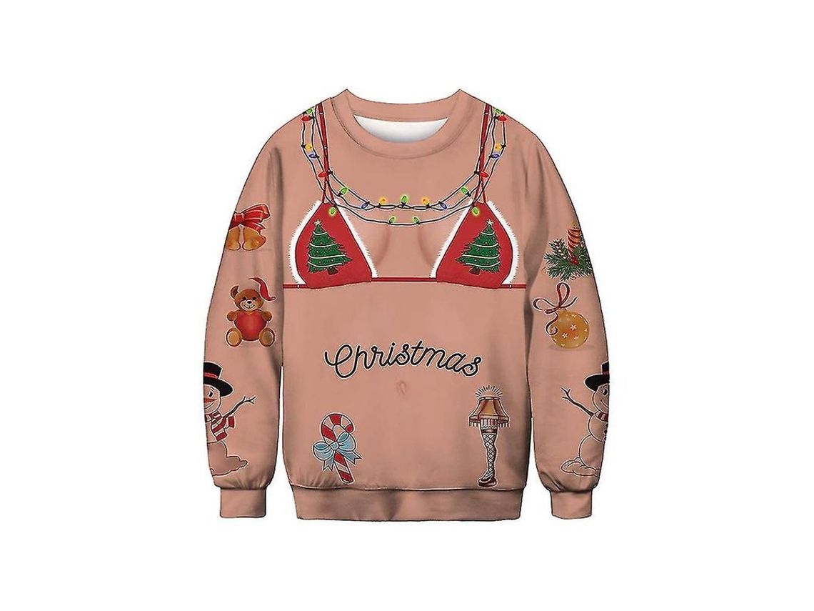 2026-jersey Feo De Navidad Unisex 2023 Suave Transpirable Manga Larga Oferta 20% Tallas S-5xl