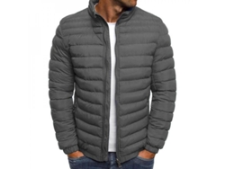 2026-chaqueta Ligera De Plumón Para Hombre Abrigo Acolchado Caleiente Invierno Casual Exterior Zhj 3xl Gris
