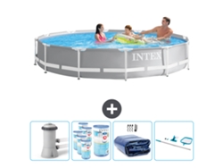 Piscina Tubular INTEX 26712GN-CB90 (6503 L - 366x76cm)