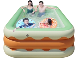 Piscina Inflable Plegable Niños Interiores Exteriores M)