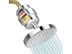 Cabezal de ducha con filtro para agua dura, con filtración de 15 etapas para eliminar el cloro y las sustancias nocivas.
