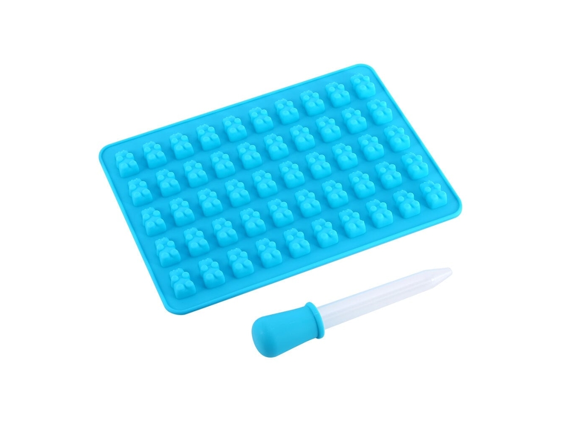 Moldes De Silicona Para Hacer Gominolas, Con Forma De Cavidad De Oso, 50 Unidades.