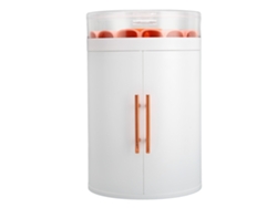 Organizador de joias Rebe-cajón com 5 camadas e 2 portas, mini armário para joias, unhas postiças e cosméticos, branco
