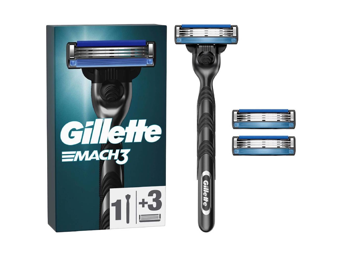 Conjunto Mach 3 Mango y 3 Cargadores GILLETTE