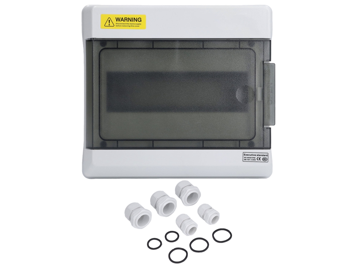 Yncm2026-caja De Distribución Exterior Impermeable Ip66 Din Rail Con Disyuntor Mcb 9 Vías Sgkj