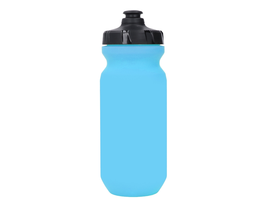 Botella de agua Anub para ciclismo, 610 ml, gran capacidad, PP, portátil, exprimible, para deportes al aire libre, azul cielo.