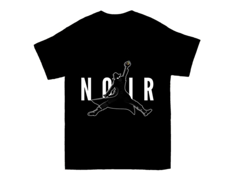 Camiseta ROCKINSTONE Noir Jordan Algodón para Hombre (2XL - Negro)