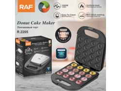 Máquina de donas Euro Gauches Home, para desayunos, con 16 agujeros, para repostería ligera.