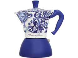 Cafetera de Inducción BIALETTI Dolce & Gabbana (6 Cafés - Azul)