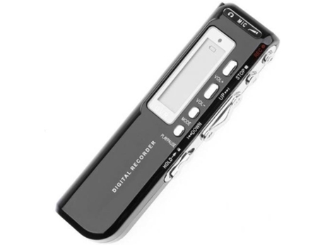 Mini grabadora digital activada por voz Pen Driver Wav-8 GbBlack