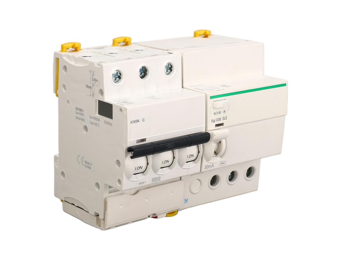 2026dz-interruptor De Circuito Residencial 3p+n Con Protección Contra Fugas 16a 400v Ac Con Clip De Doble Bloqueo