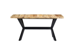 Mesa de comedor | Mesa de comedor de 160x80x75 cm, madera maciza de mango sin tratar