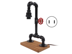 Bj-lâmpada De Mesa Retrô Com Led Tubo De Água Decorativo Para Dormitório Restaurante Eua 110v