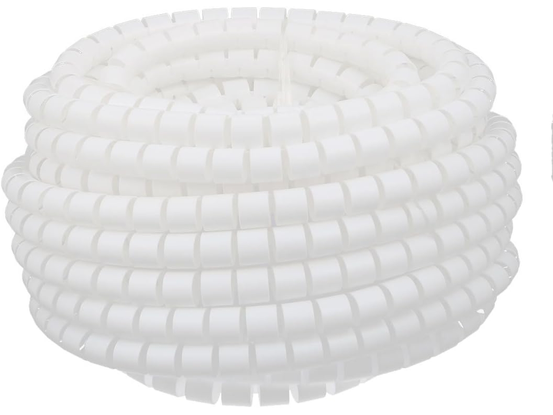 Cable espiral flexible de 25 mm x 25 m, organizador de cables, gestión de cables de CHABERLU