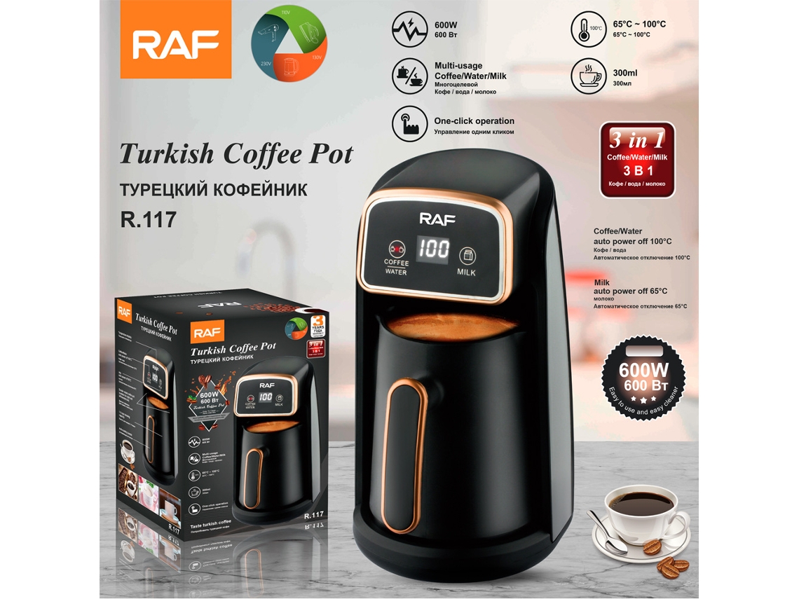Norma Europea - Cafetera Turca - Hervidor Resistente A Altas Temperaturas - Cafetera - Tetera Visual - Máquina De Café