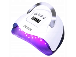 Lámpara de uñas LED UV híbrida GOKOCO Sun X7 Max LCD de 220 W para geles híbridos