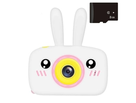 Cámara Digital SLOWMOOSE para Niños (Blanco - 8 GB)
