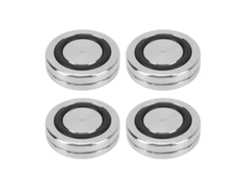 4 Soportes Antideslizantes Antivibración Para Altavoces, Bases De Aislamiento Para Subwoofers Y Amplificadores De 15 Mm
