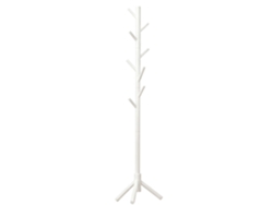 Relaxdays, Perchero Modular, 8 Ganchos, Hasta 175 Cm, Pasillo Y Oficina, Madera De Pino, Blanco