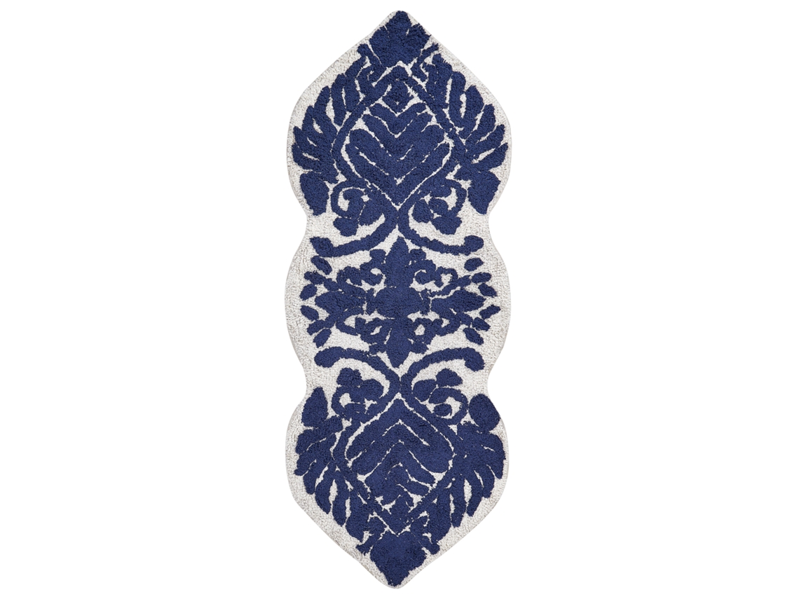 Alfombrilla de baño de algodón azul 150 x 60 cm CANBAR