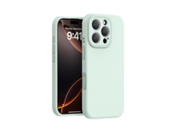 (verde Claro, Iphone 16 Pro) Funda De Silicona Líquida Para Iphone, Color Sólido, Funda Protectora De Una Sola Pieza Todo Incluido