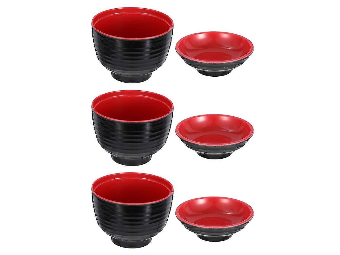 Piezas Cuencos Japoneses De Ramen Plato De Servir Cuenco De Melamina Cuencos Para Sumergir Salsa Cuenco De Pasta Plato Para Sumergir Comida Webake