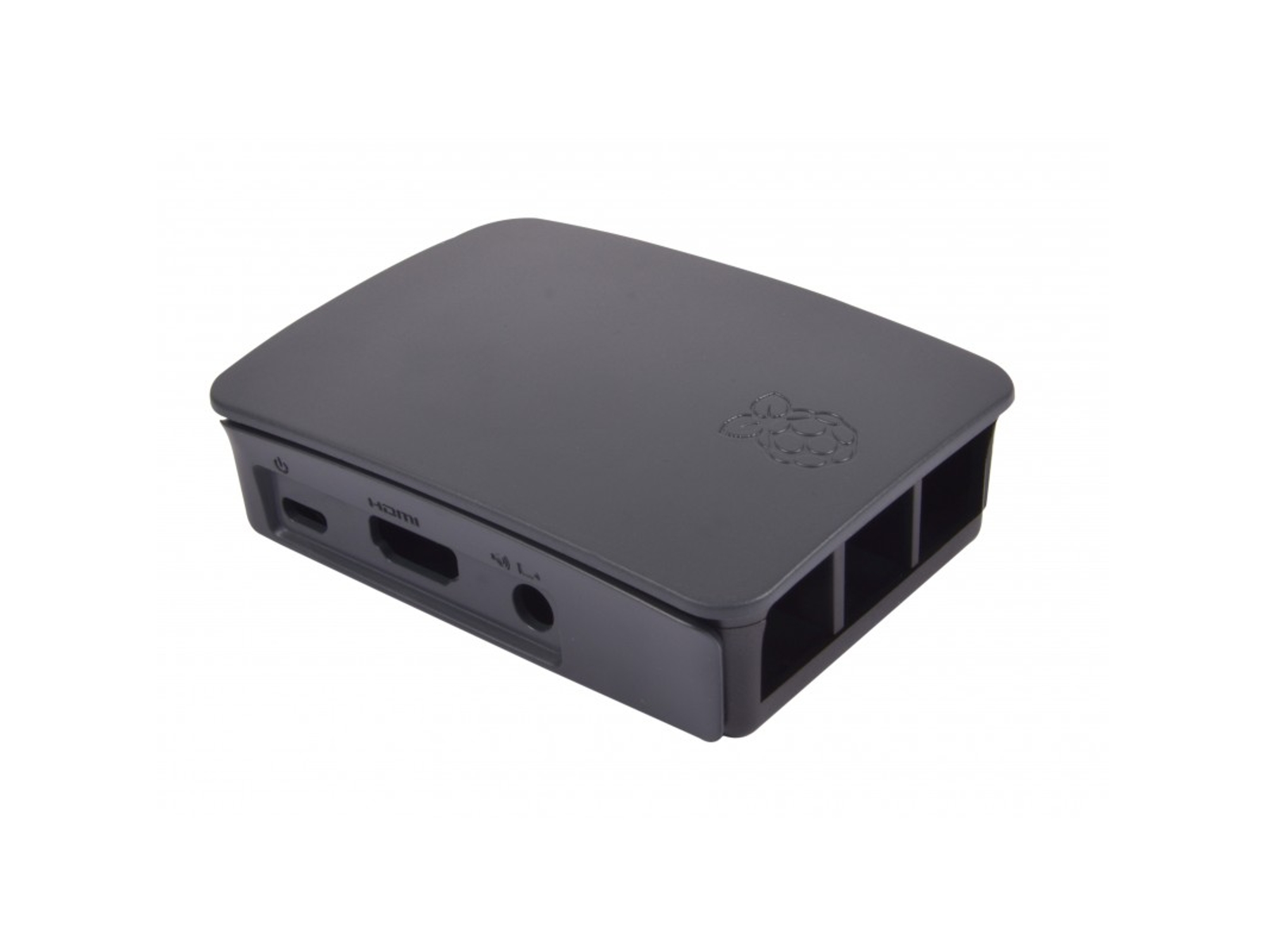 Caja RASPBERRY PI 3 Negro y Gris