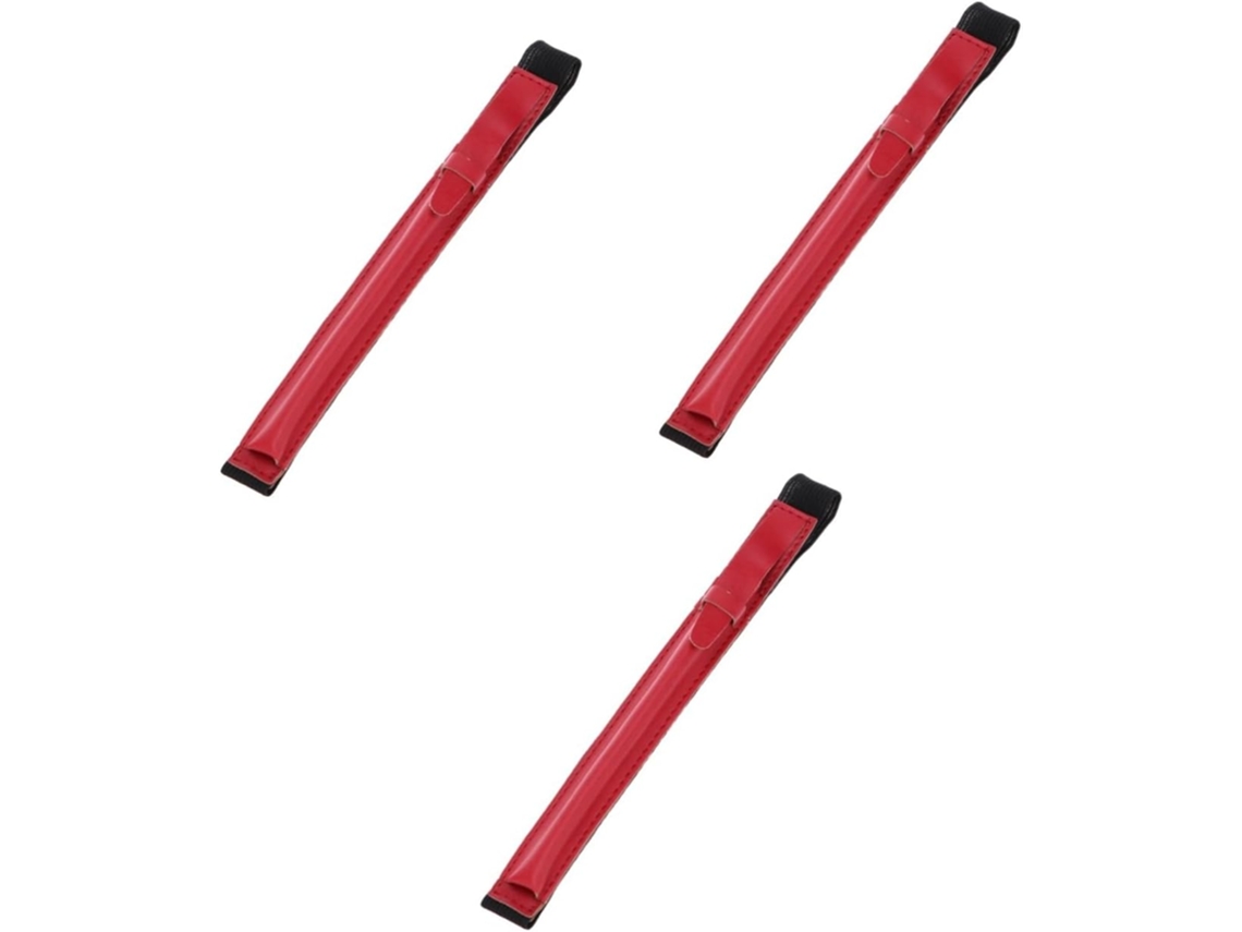 Tapa De Lápiz Táctil Capacitiva De 3 Piezas, Estuche Rojo Para Lápices, Accesorio Práctico Para Usar