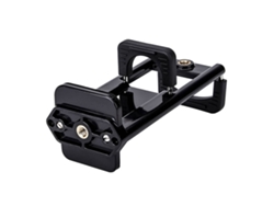 Soporte De Mesa Plegable Telescópico De Aluminio Negro Para Teléfono Móvil Con Trípode Y Base.