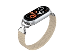 Pulsera de nailon trenzado con un pasador metálico para Xiaomi Smart Band 10/9/8