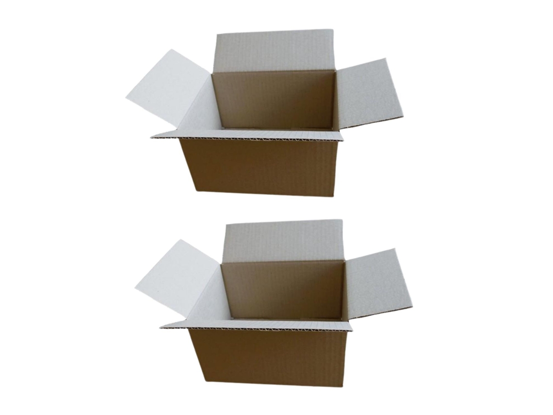 2 cajas de embalaje pequeñas 16 x 12 x 11 cm RAJA