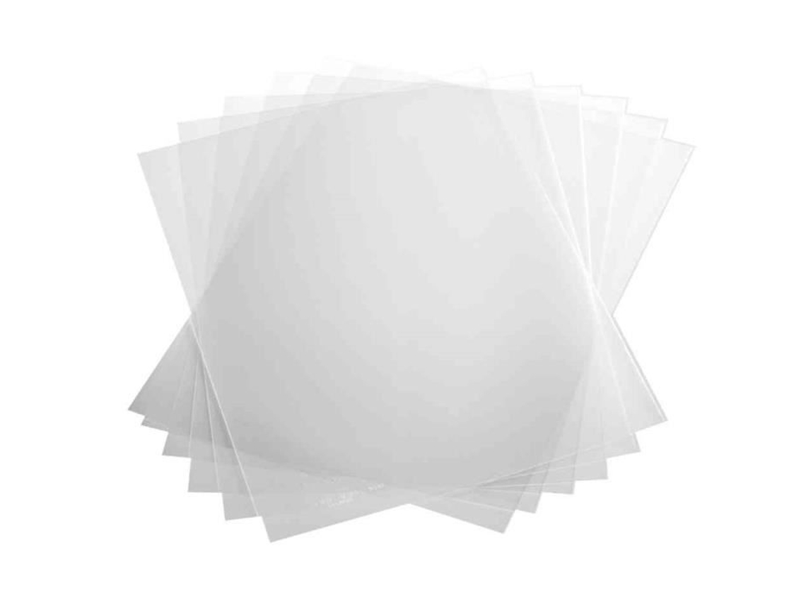 Baguette de encuadernación transparente duradera A4 de 3 mm, 50 piezas