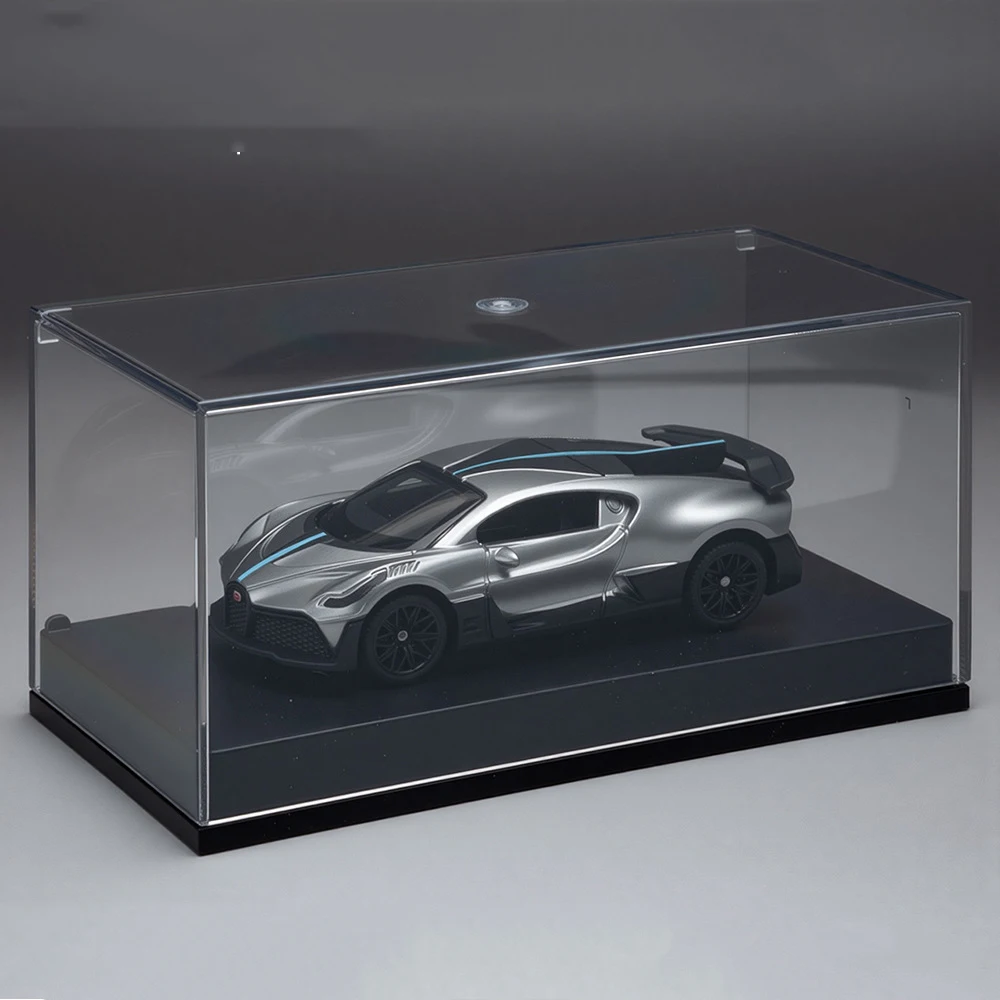 (Divo Black) Escala 1:64 - Carrocería metálica, neumáticos de goma, modelo de coche deportivo