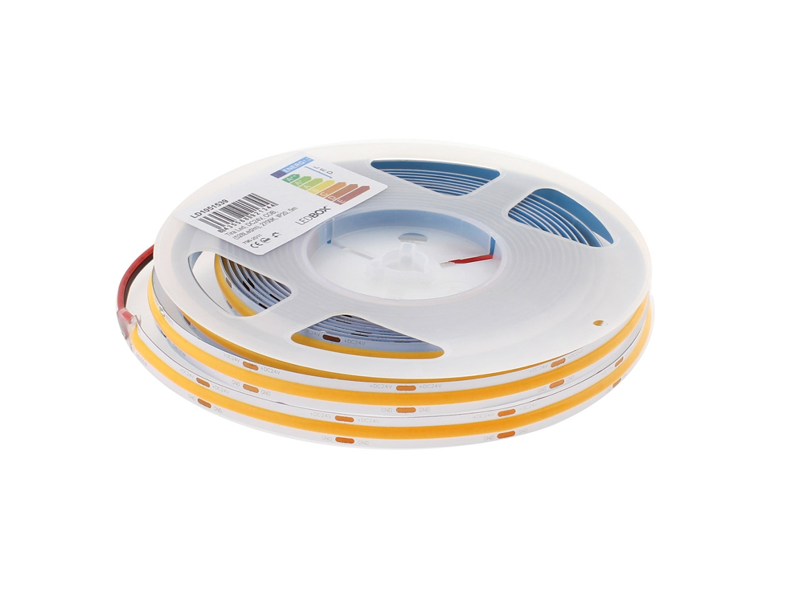 Tira Led Monocolor Cob Chipled Samsung Dc24V 5M (528Led/M) 75W Ip20 LEDBOX