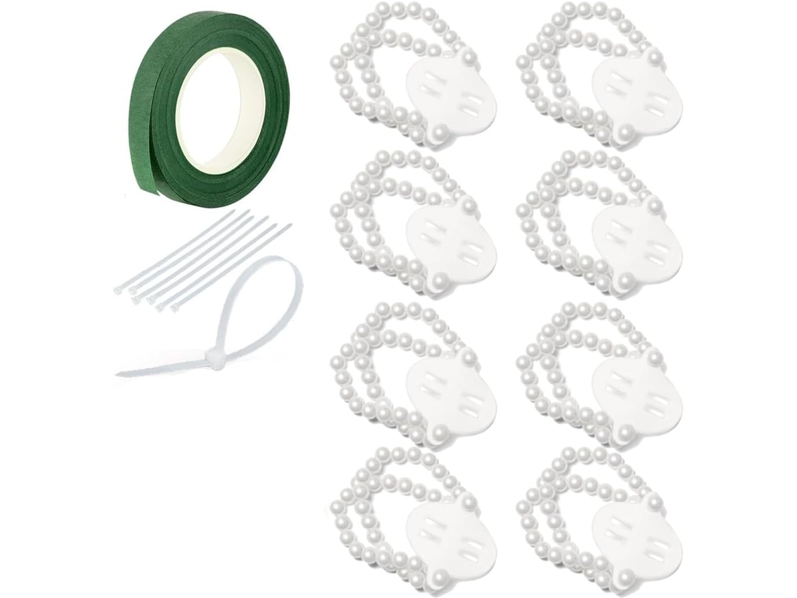 Pulseras Tipo Ramillete De 8 Piezas, Pulseras Elásticas Para Fiestas, Bodas, Manualidades Y Con Cuentas.