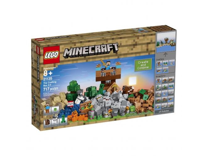 LEGO Minecraft: La Caja de Artesanía 2.0 - 21135 (Edad Mínima: 8 - 717 Piezas)