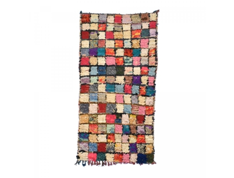 Alfombra bereber BOUCHAROUETTE 52 Multicolor 110x210