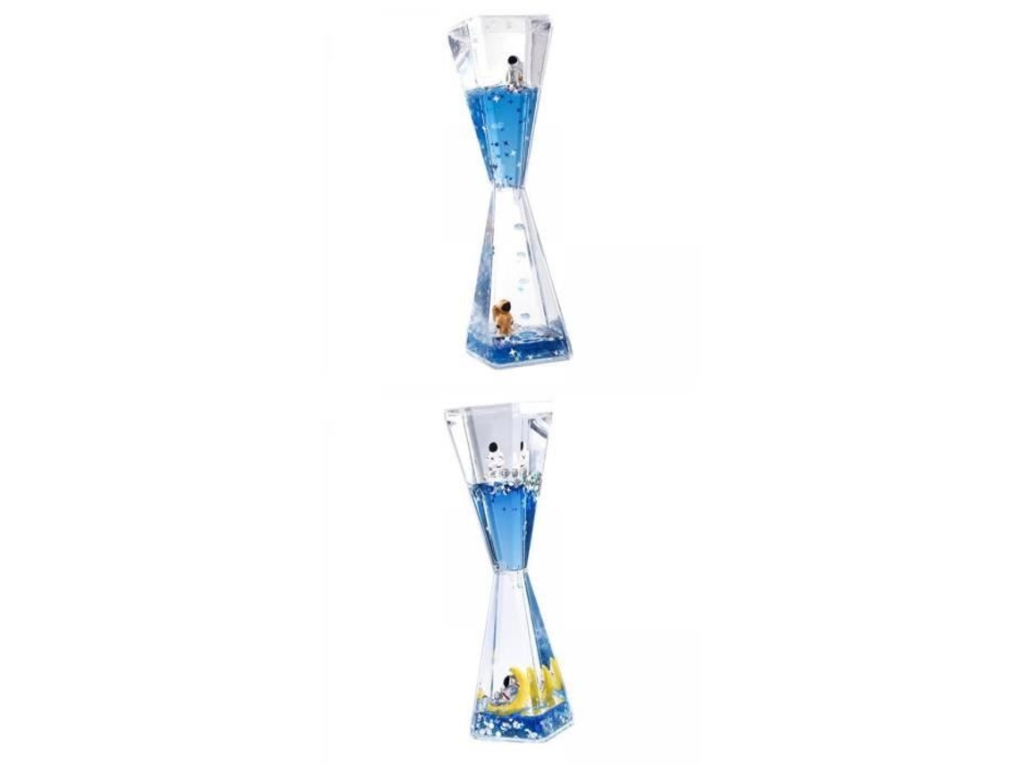 Baoblaze Accesorios 2 Piezas Misterioso Reloj de Arena Descompresión Líquido Flujo Temporizador Reloj