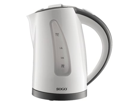 Hervidor SOGO Ss7710 1,7L 2200W Blanco Res. Oculta