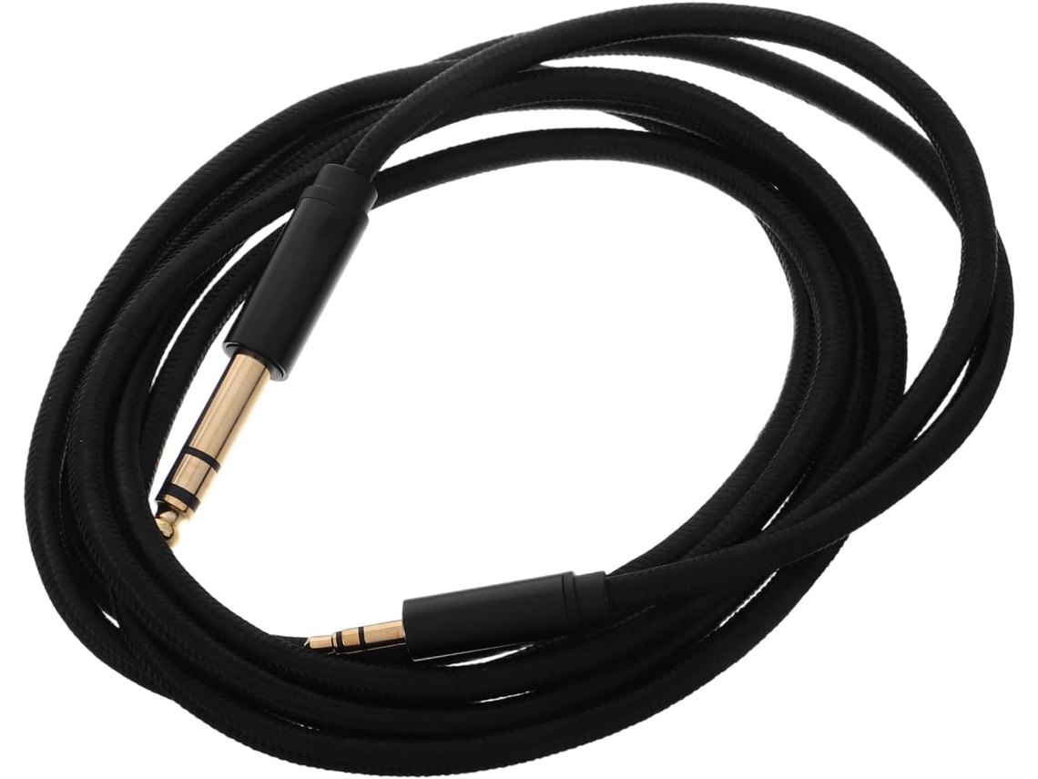 Cable de audio para guitarra eléctrica, compatible con altavoces y mesas de mezclas. Estable y duradero. Jortmrd