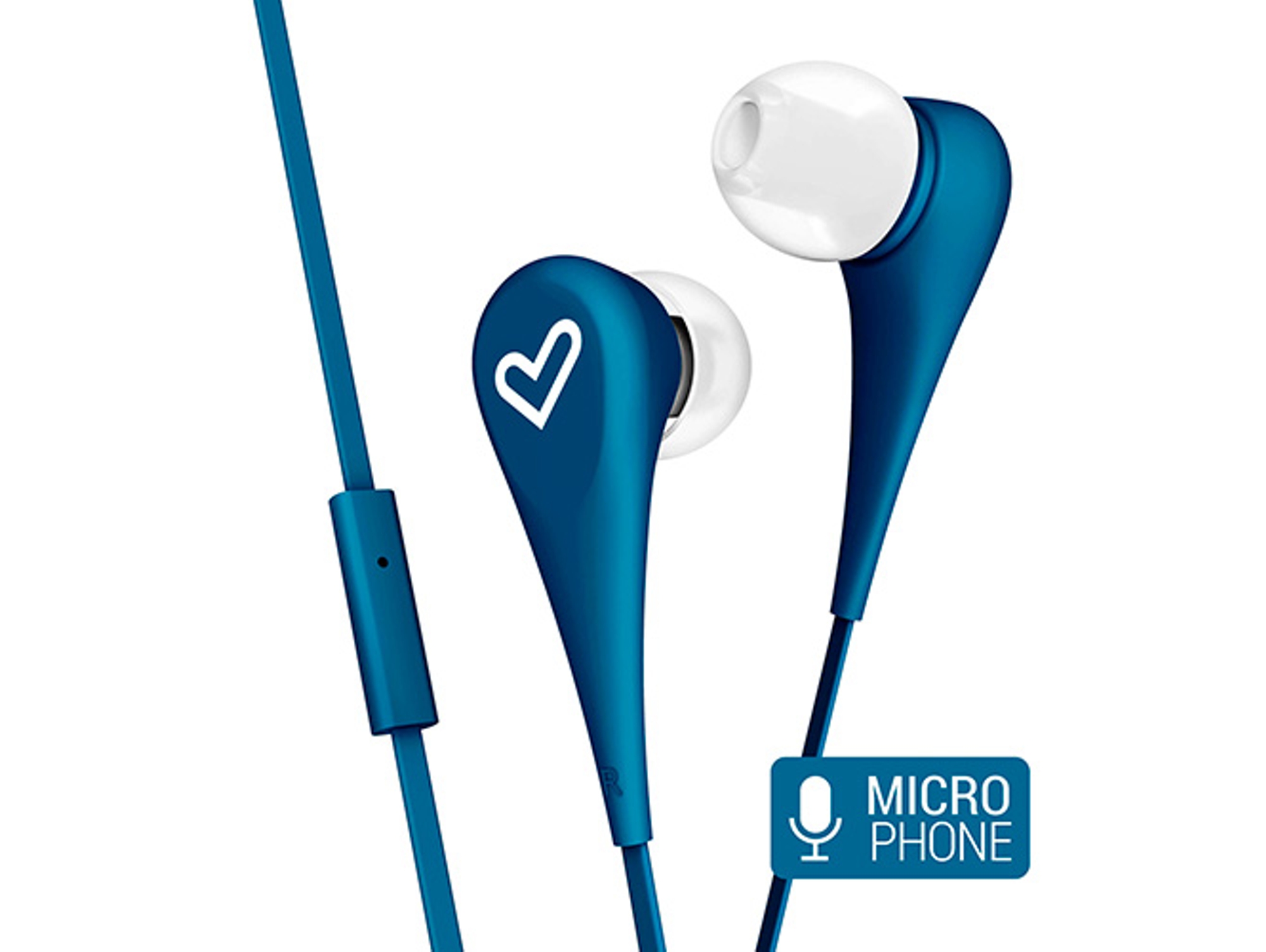 Auriculares ENERGY SISTEM Style 1+ (In Ear - Micrófono - Azul)
