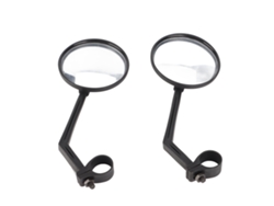 Vlrla-2 Piezas Espejo Retrovisor Convexo Giratorio Universal Para Manillar De Bicicleta De Carretera