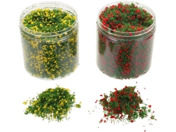 Piezas De Césped Estático En Miniatura, Árboles Pequeños, Musgo Artificial Para Manualidades