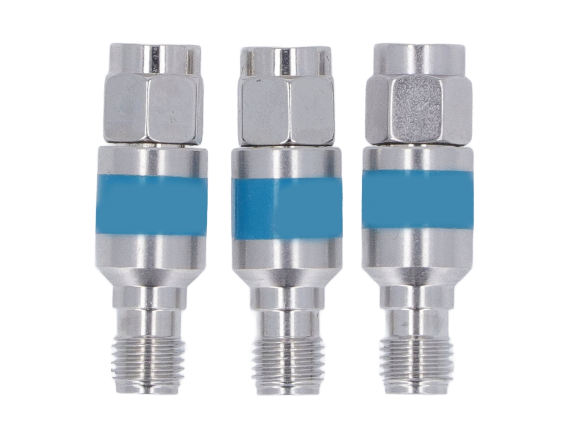 3 Unidades De Bloqueadores De Rf Coaxiales De Cc De 2 W, Atenuadores Sma Macho A Hembra De Acero Inoxidable De 2 Db