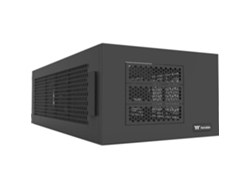 Chasis de extensión TT THERMALTAKE AX100 compatible con AX700 de 8 bahías para SSD/HDD, color negro