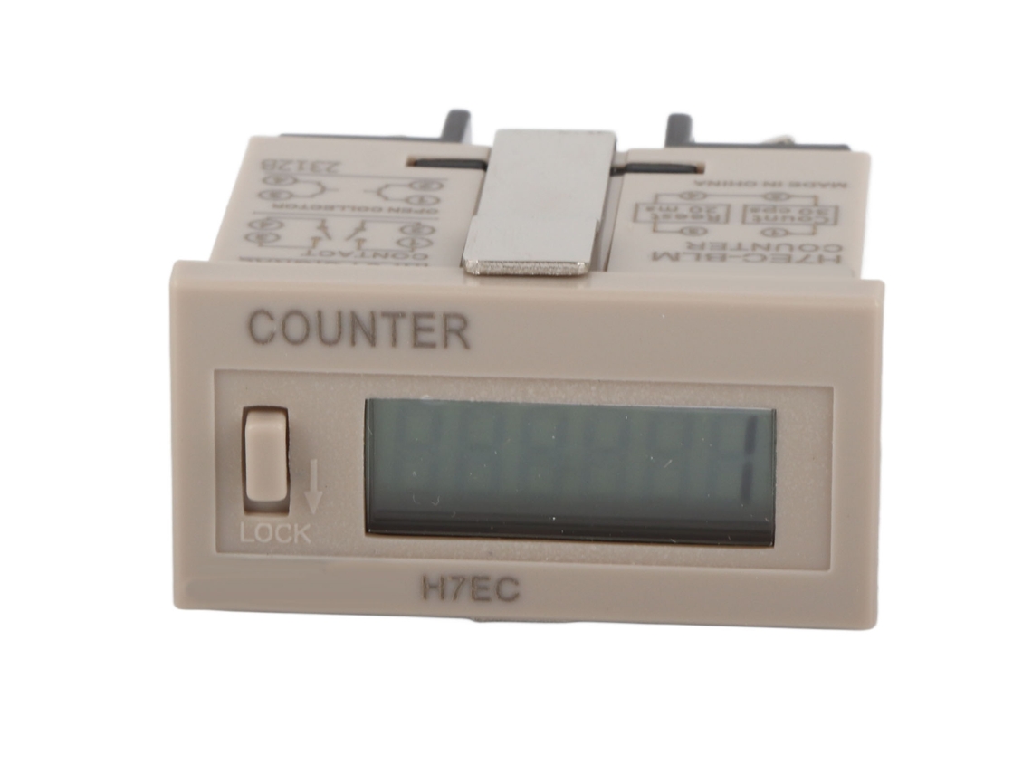 Contador Eléctrico Digital Lcd De 6 Dígitos H7ec Blm (sin Entrada De Voltaje) 58 G