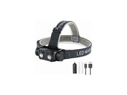 Faráol Frontal Recarregável Potente 2000 Lúmens Xml L2 Led Sensor Movimiento