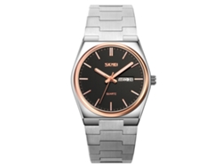 Reloj De Cuarzo Para Hombre Skmei 9288, Resistente Al Agua Hasta 30 M, Con Brazalete De Acero Inoxidable.