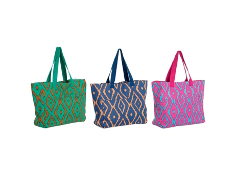 Conjunto de Playas DKD HOME DECOR Naranja Fucsia Aluminio Azul - 3pcs (55x14X35cm)